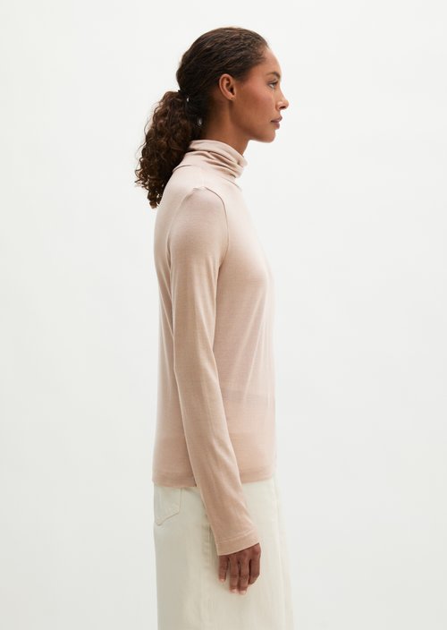 Regular turtleneck longsleeve — Chalky Mauve