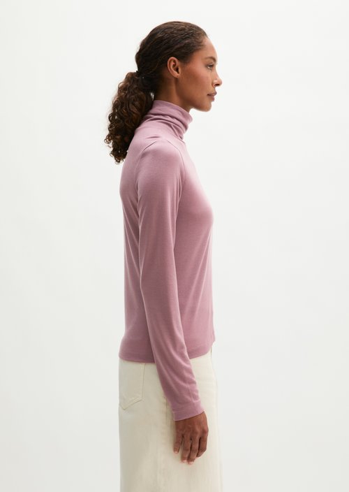 Regular turtleneck longsleeve — Gentle Mauve
