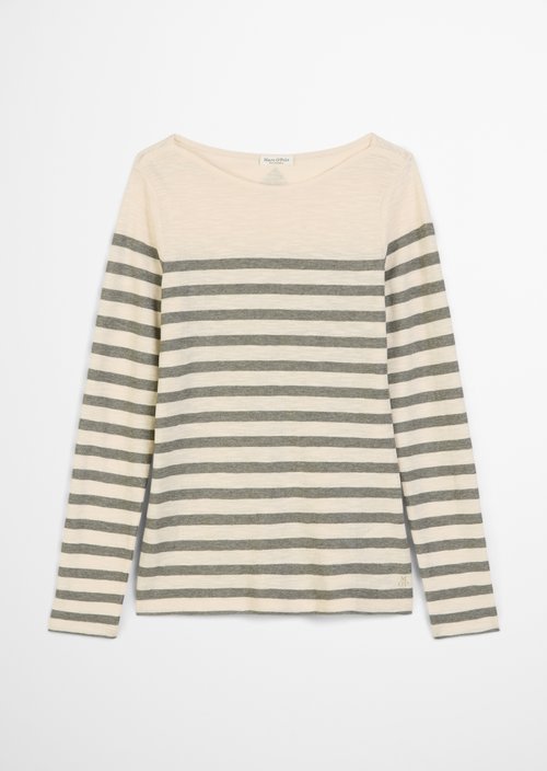 Striped longsleeve regular — Dark Grey