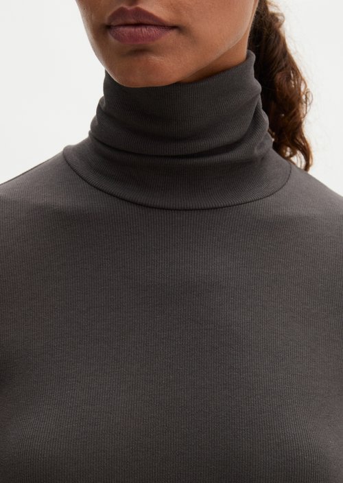 Regular turtleneck longsleeve — Broken Graphite