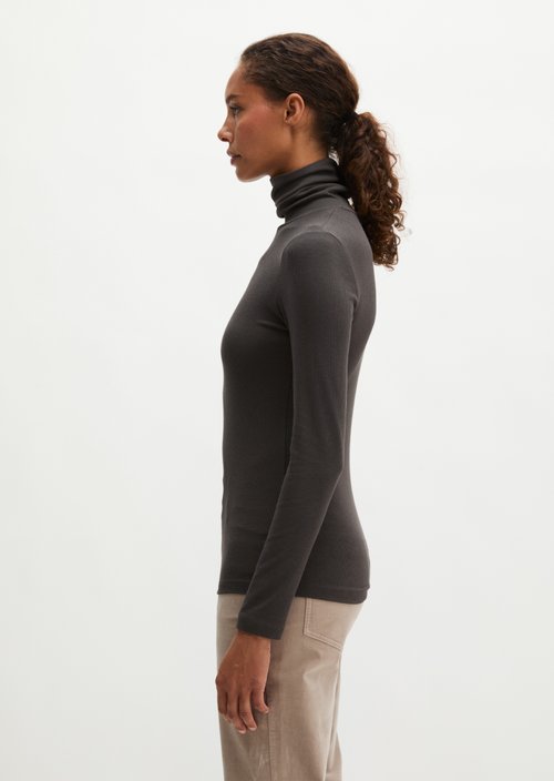 Regular turtleneck longsleeve — Broken Graphite