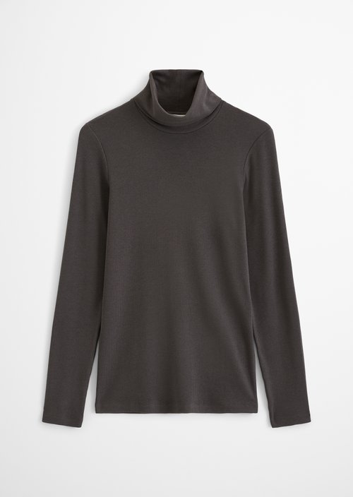 Regular turtleneck longsleeve — Broken Graphite