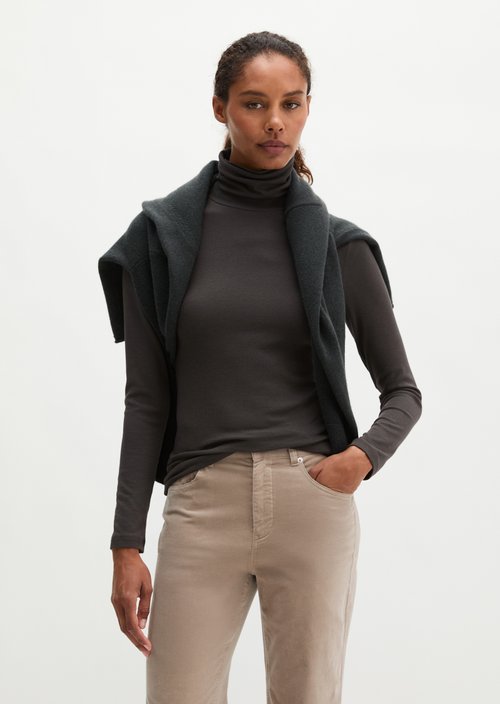 Regular turtleneck longsleeve — Broken Graphite
