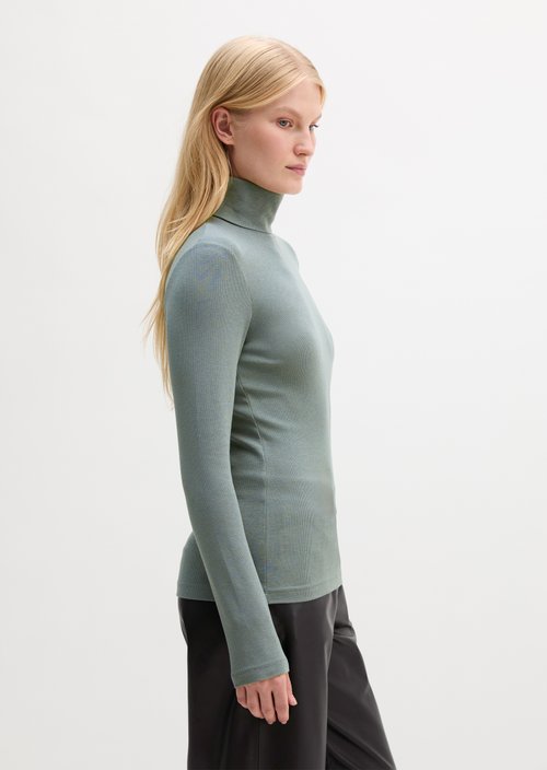 Regular turtleneck longsleeve — Foggy Blue