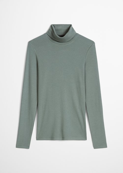Regular turtleneck longsleeve — Foggy Blue