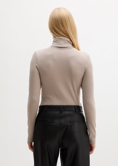 Regular turtleneck longsleeve — Chalky Mauve