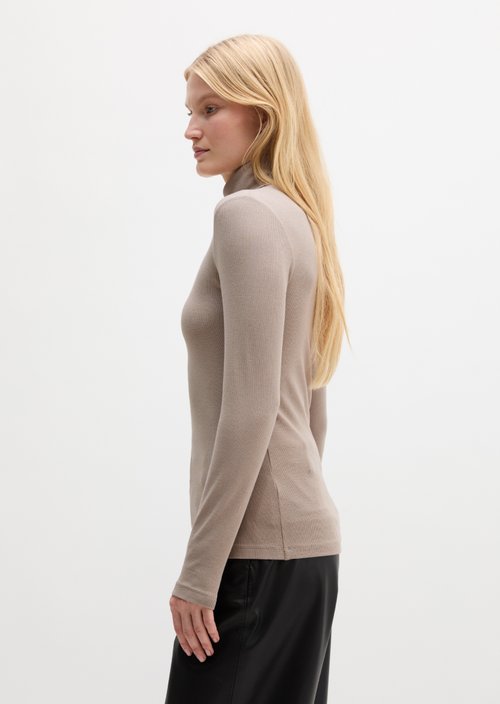 Regular turtleneck longsleeve — Chalky Mauve
