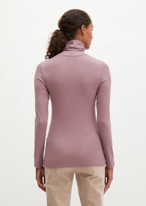 Regular turtleneck longsleeve — Gentle Mauve