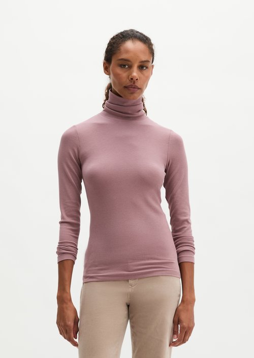 Regular turtleneck longsleeve — Gentle Mauve