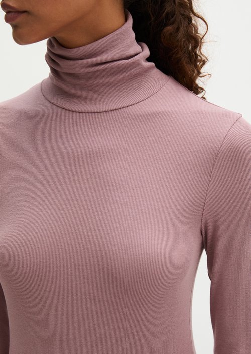 Regular turtleneck longsleeve — Gentle Mauve