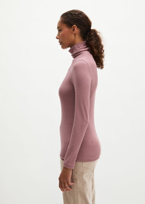 Regular turtleneck longsleeve — Gentle Mauve