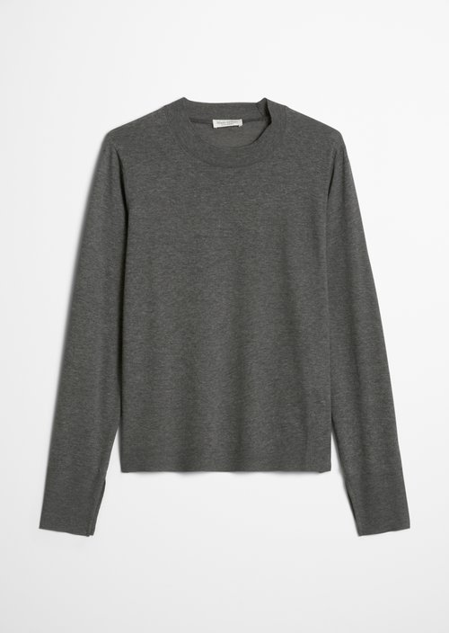Luxury Longsleeve Regular — Rocky Grey Melange