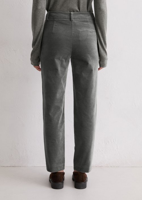 Velvet tapered trousers — Castlerock