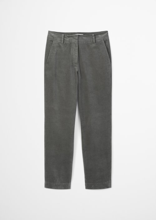 Velvet tapered trousers — Castlerock