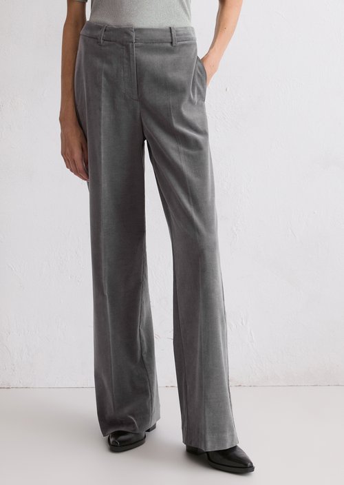 Velvet trousers wide — Castlerock