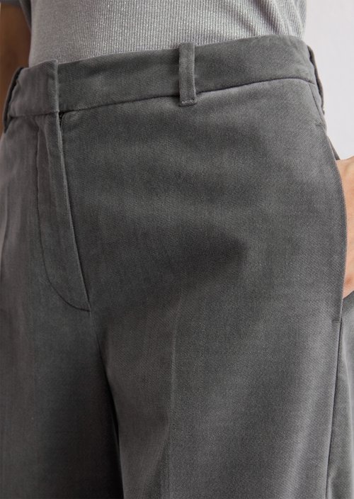 Velvet trousers wide — Castlerock