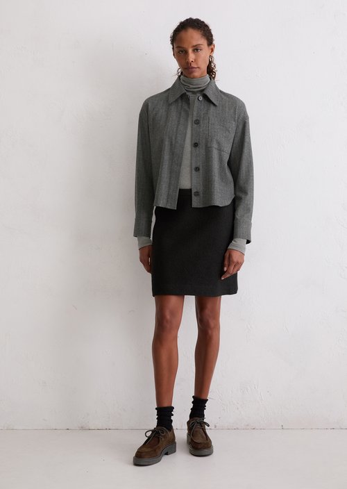 Mini skirt regular — Black