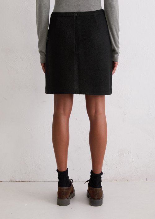 Mini skirt regular — Black
