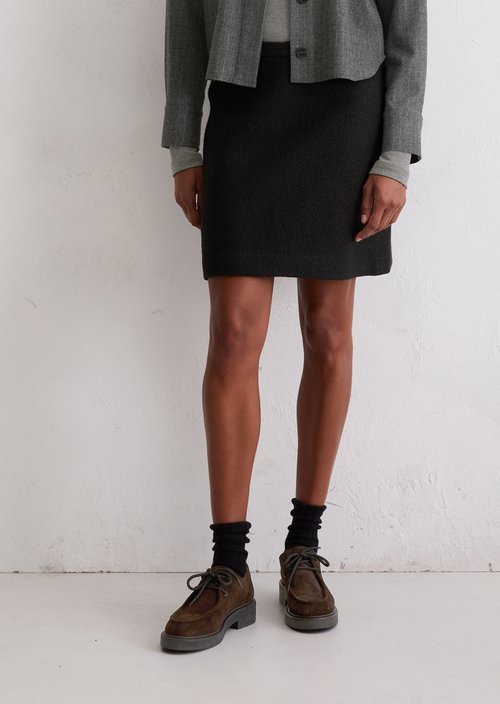 Mini skirt regular — Black