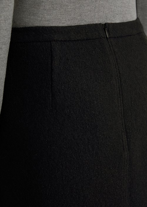 Mini skirt regular — Black