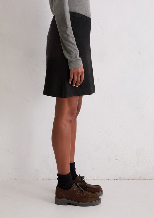 Mini skirt regular — Black