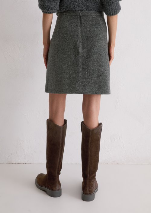 Mini skirt regular — Rocky Grey Melange
