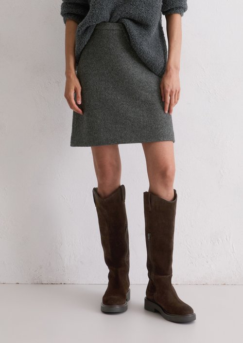 Mini skirt regular — Rocky Grey Melange