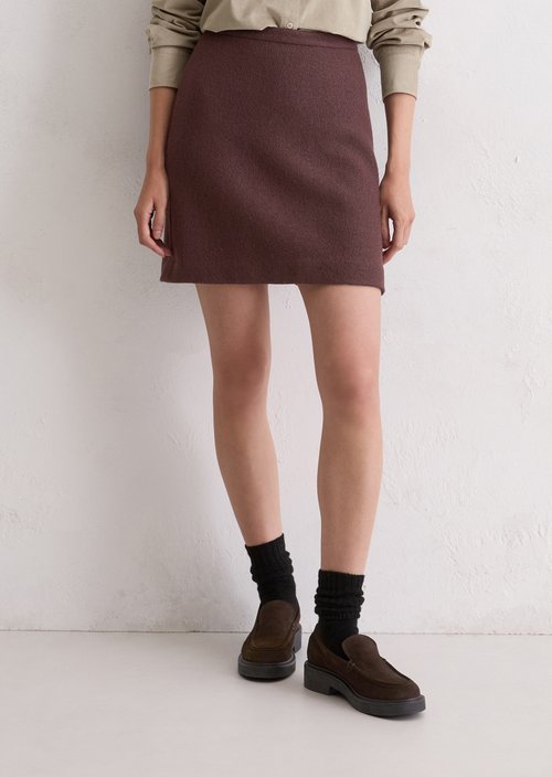 Mini skirt regular — Black Cherry
