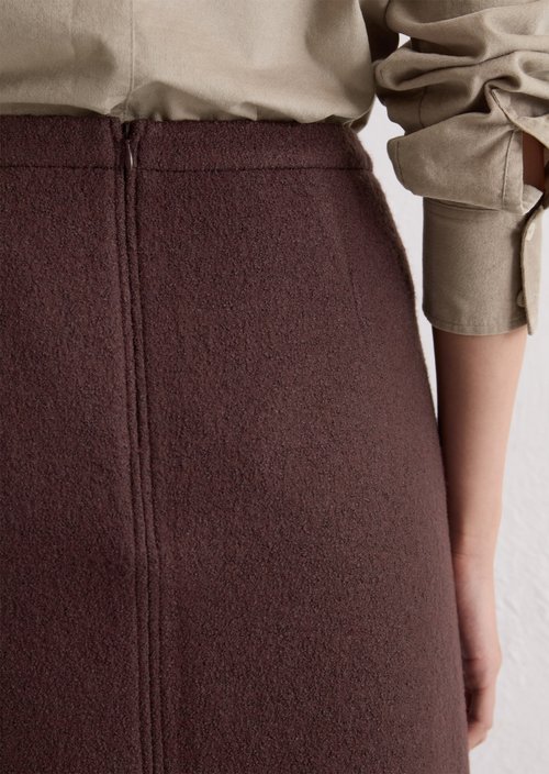 Mini skirt regular — Black Cherry