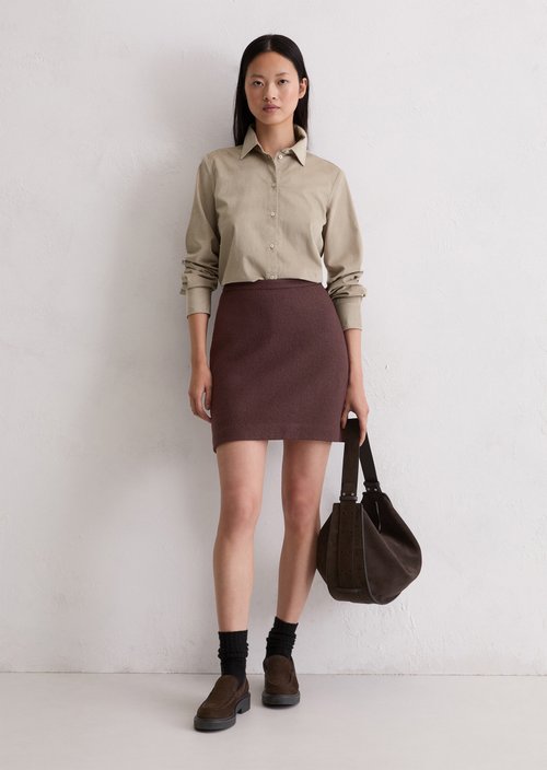 Mini skirt regular — Black Cherry