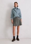 BRIEFING WS WATER PROOF SKIRT XS グレー Pamela Belted Skirt | GUESS Factory
