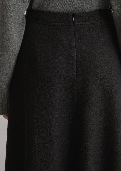 Flared skirt regular — Black