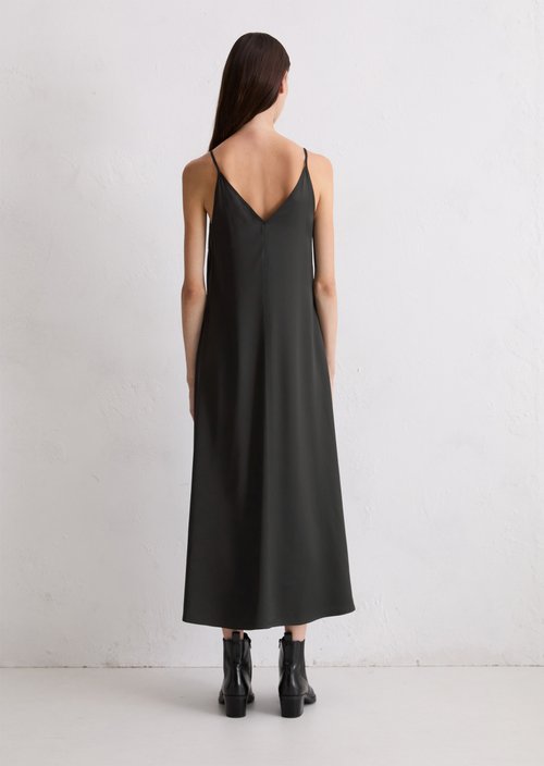 Long slip dress flared — Cloudburst