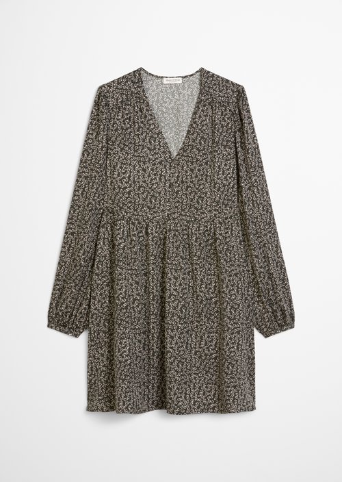 Print dress loose — Dark Grey