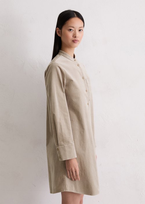 Velvet shirt dress A-shape — Castlerock