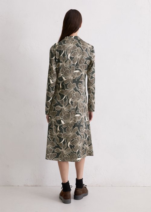 Midi dress shaped — Dark Brown