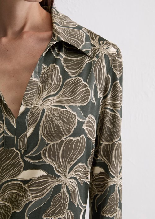 Midi dress shaped — Dark Brown