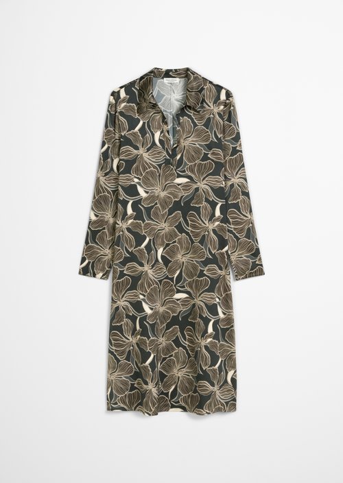 Midi dress shaped — Dark Brown