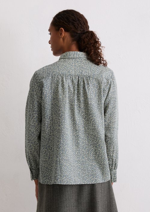 Regular blouse — Medium Blue
