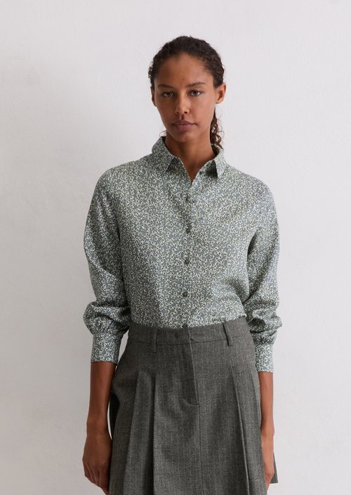 Regular blouse — Medium Blue