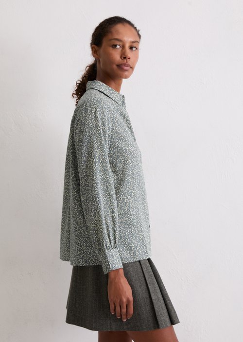 Regular blouse — Medium Blue
