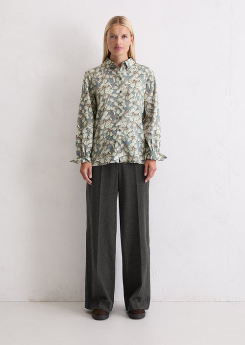 Regular blouse — Medium Blue