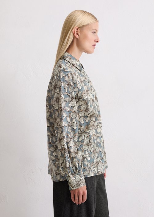 Regular blouse — Medium Blue