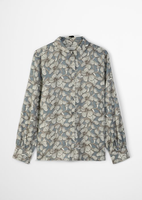 Regular blouse — Medium Blue