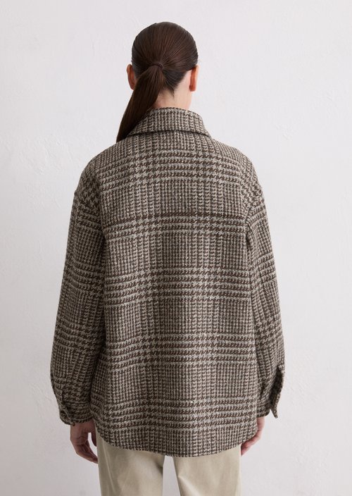 Relaxed shirt jacket — Black