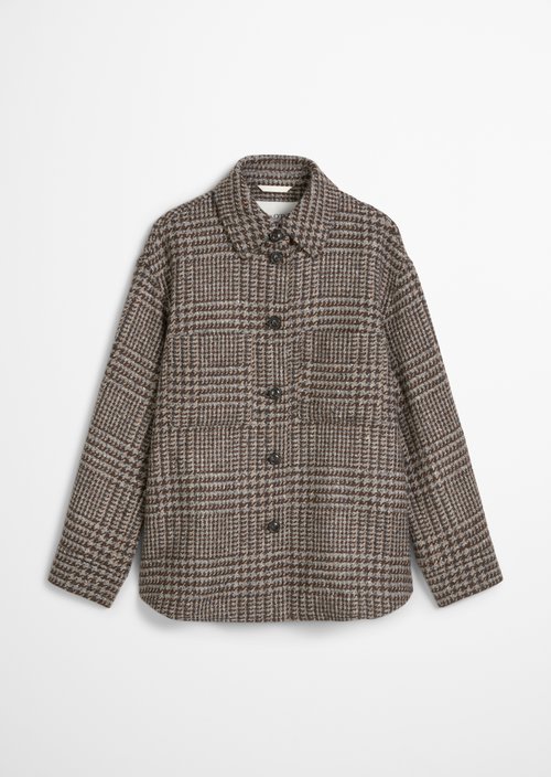 Relaxed shirt jacket — Black