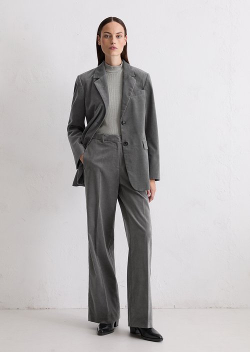 Velvet blazer tailored — Castlerock
