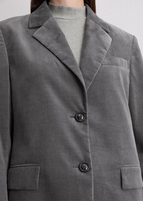 Velvet blazer tailored — Castlerock