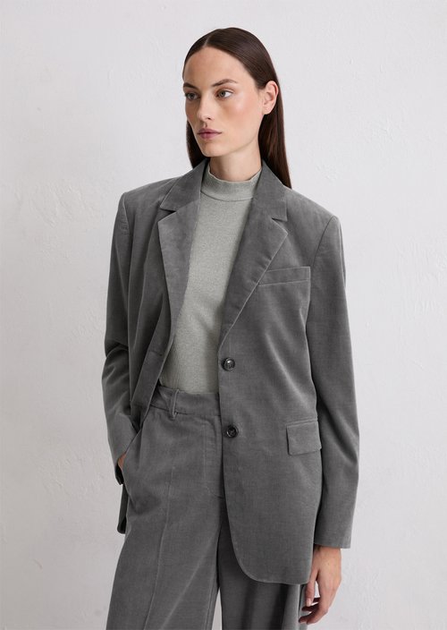 Velvet blazer tailored — Castlerock