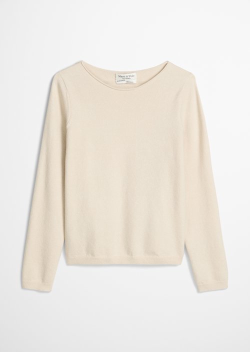 Basic knitted sweater regular — Light Oat